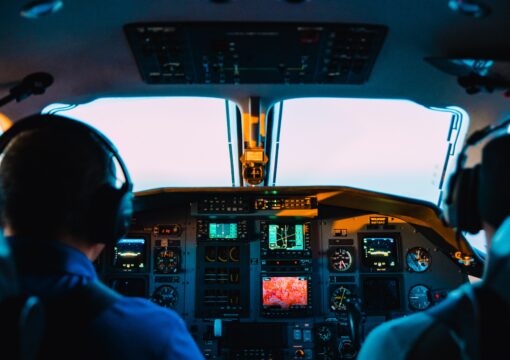 Pilot's cockpit