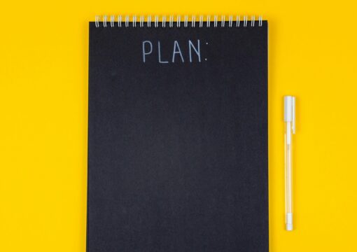 Notebook and pen