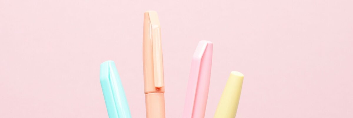 Coloured pens