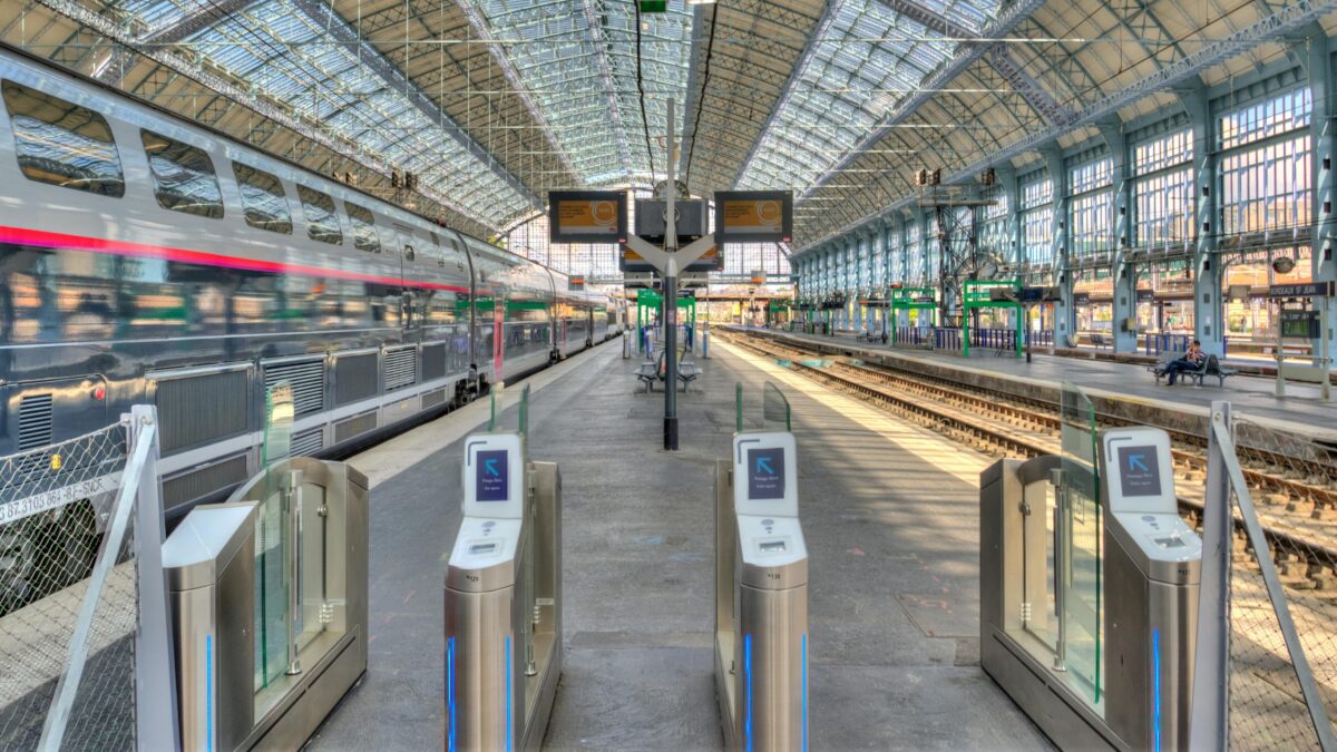 train station barriers