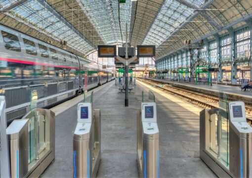 train station barriers